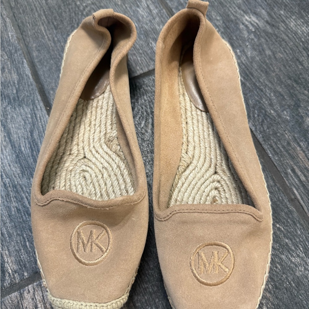 Michael Kors Beige Espadrille Flats